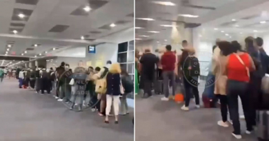 Denuncian horas de cola para control de pasaportes en el Aeropuerto de Miami