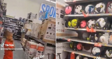 Viral reacción de un niño cubano recién llegado a Estados Unidos al ver balones en una tienda
