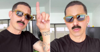 Leoni Torres comparte video luciendo bigote y sus fans reaccionan: "Primera vez que algo no te queda"