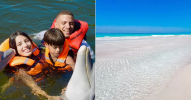 ¡Disfrutando de las playas cubanas! Oniel Bebeshito y Rachel de vacaciones en el paraíso