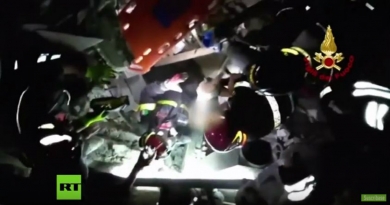 Milagro tras el terremoto en Italia: rescatan a un bebé y a sus dos hermanos de entre los escombros