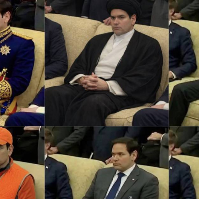 انتشرت صورة ساخرة لماركو روبيو على نطاق واسع بعد "توسيع مسؤولياته".