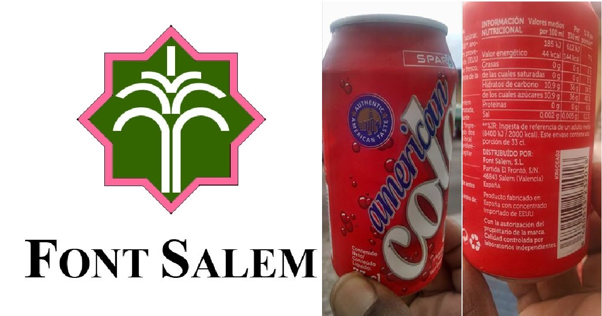 American Cola, un refresco español con concentrado de cola americano, se vende en Cuba