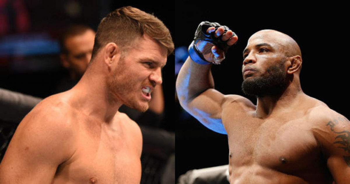 Yoel Romero vs Michael Bisping © http://www.lowkickmma.com