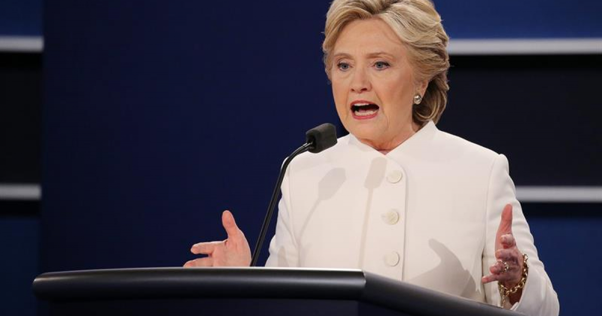 Hillary Clinton durante un mitin © Agencia EFE