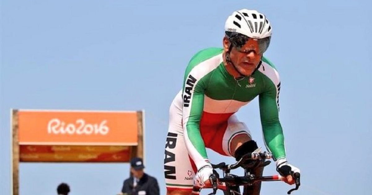 ciclista paralímpico iraní Bahman Golbarnezhad © Comité Olímpico Iraní