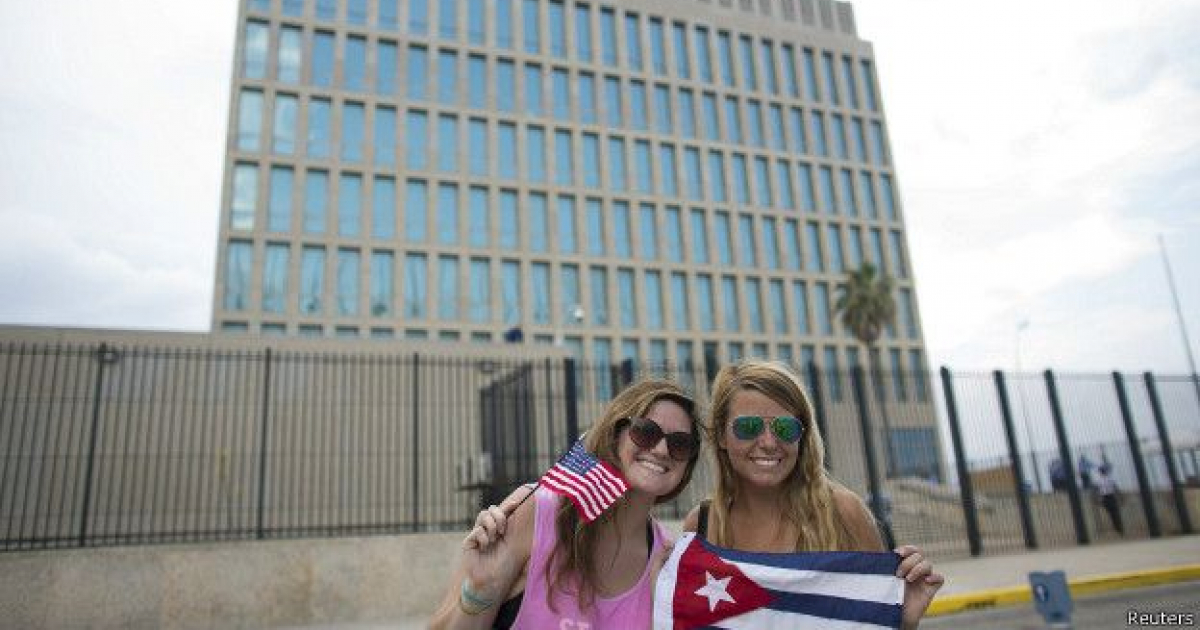 Estudiantes de EE.UU en Cuba © Reuters