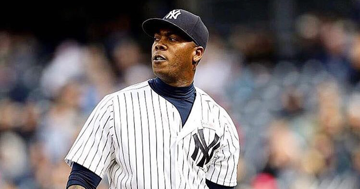 Chapman lleva once rescates. © Aroldis Chapman/Twitter.