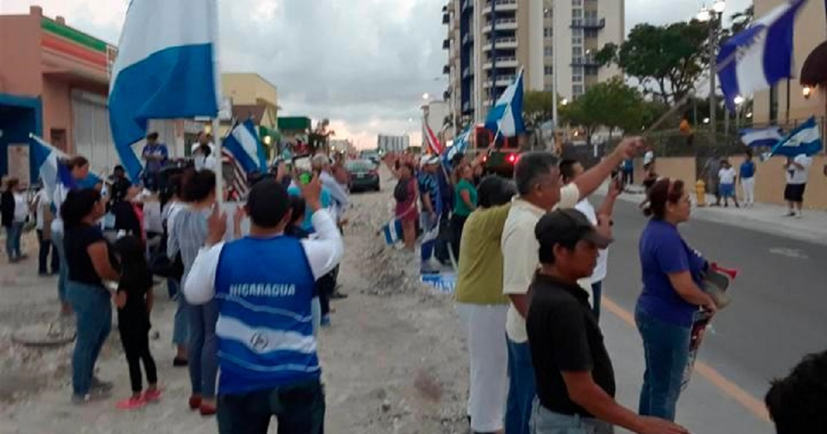 Protestas de nicaragüenses © @NegroAcacio/Twitter