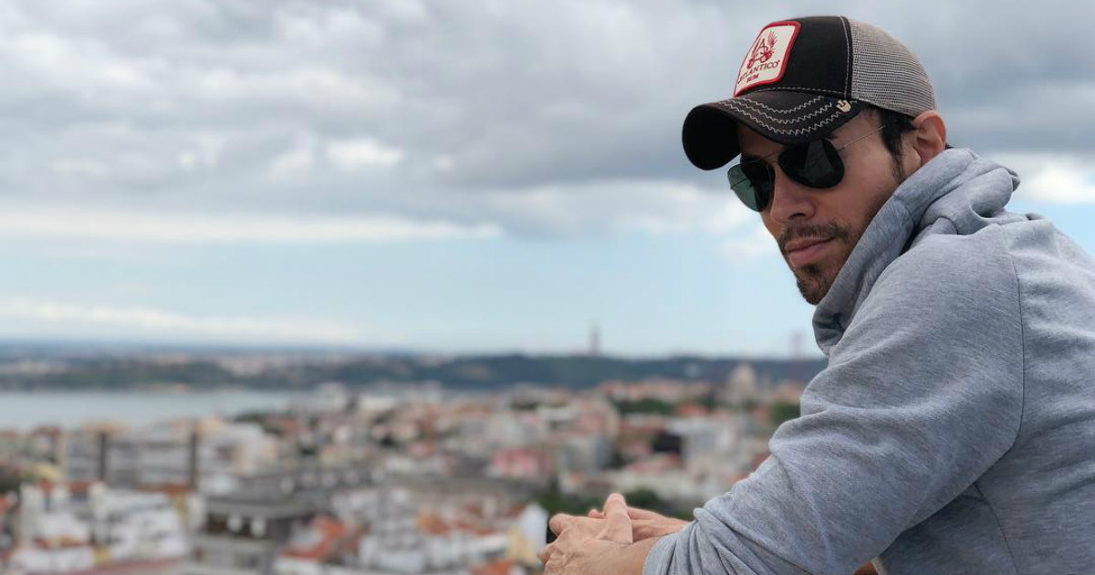 Enrique, en Lisboa. © enriqueiglesias/ Instagram
