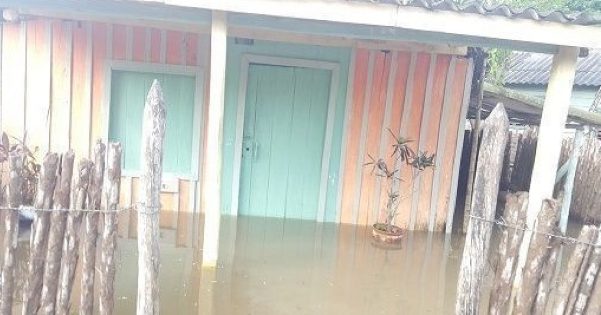Inundaciones en la Ciénaga de Zapata. © Yamilka Nieves Vázquez/ Facebook