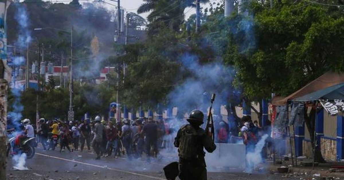 Protestas en Nicaragua © Twitter / Angelita Baeyens