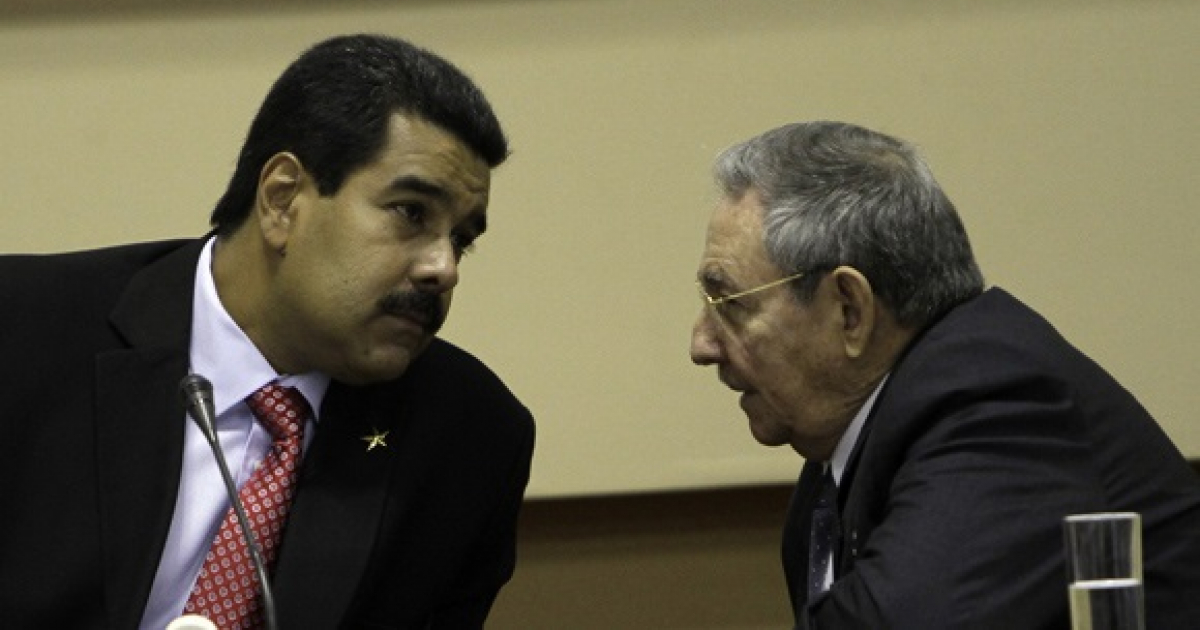 Nicolás Maduro y Raúl Castro, calusura de la Comisión Intergubernamental Cuba-Venezuela. © Ismael Francisco/ Cubadebate