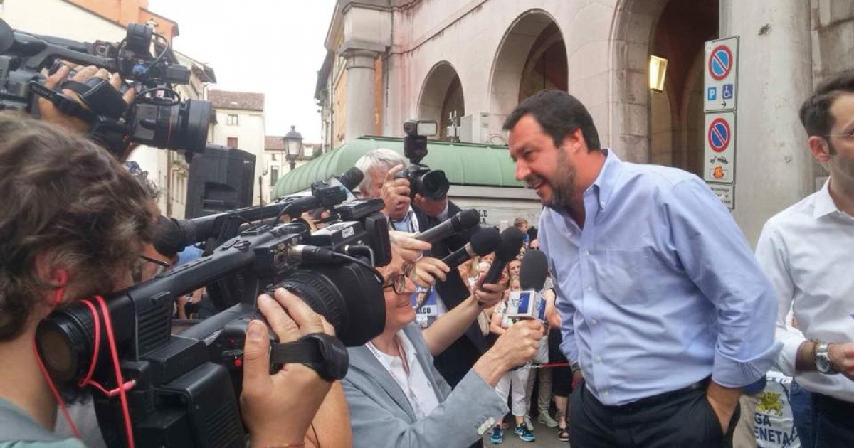 Nnuevo ministro del Interior italiano © Facebook/ Matteo Salvini