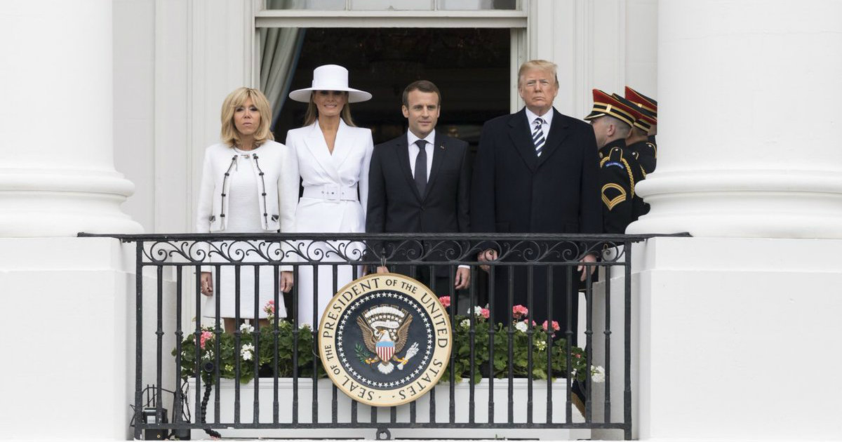 Presidentes Trump y Macron, juntos en una visita oficial a la Casa Blanca. © Donald Trump / Twitter