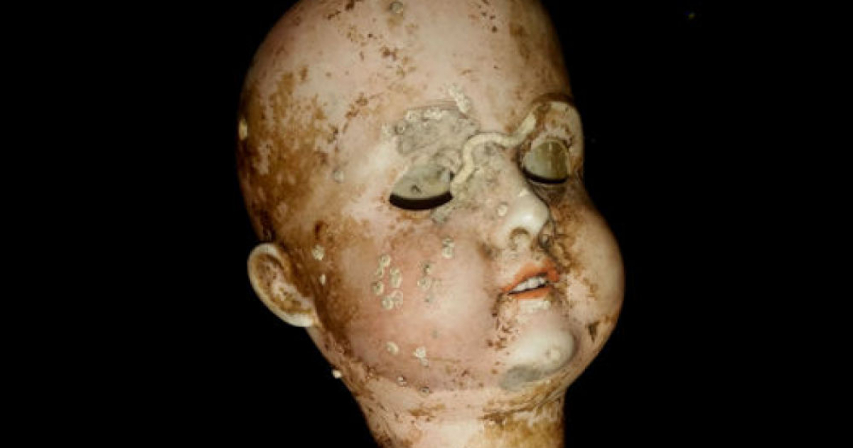 Cabeza de la muñeca subastada y que pertenecía a Eva Hart © Catawiki.es