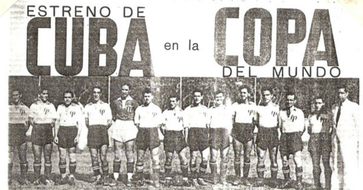 Futbolistas del equipo de Cuba que participaron en el Mundial de 1938 © AS