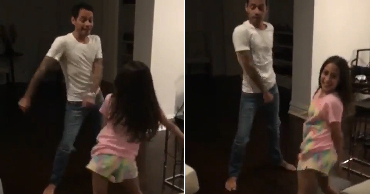 Marc Anthony y Emme bailando © Instagram / Marc Anthony