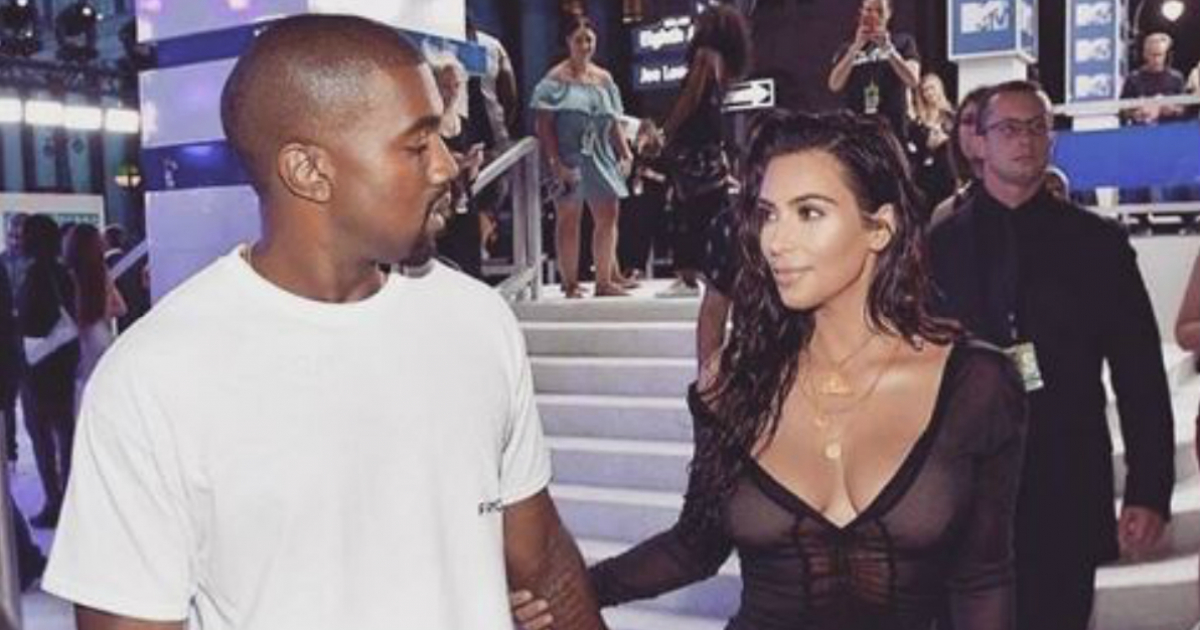 Kanye West y Kim Kardashian. © Instagram / Kim Kardashian