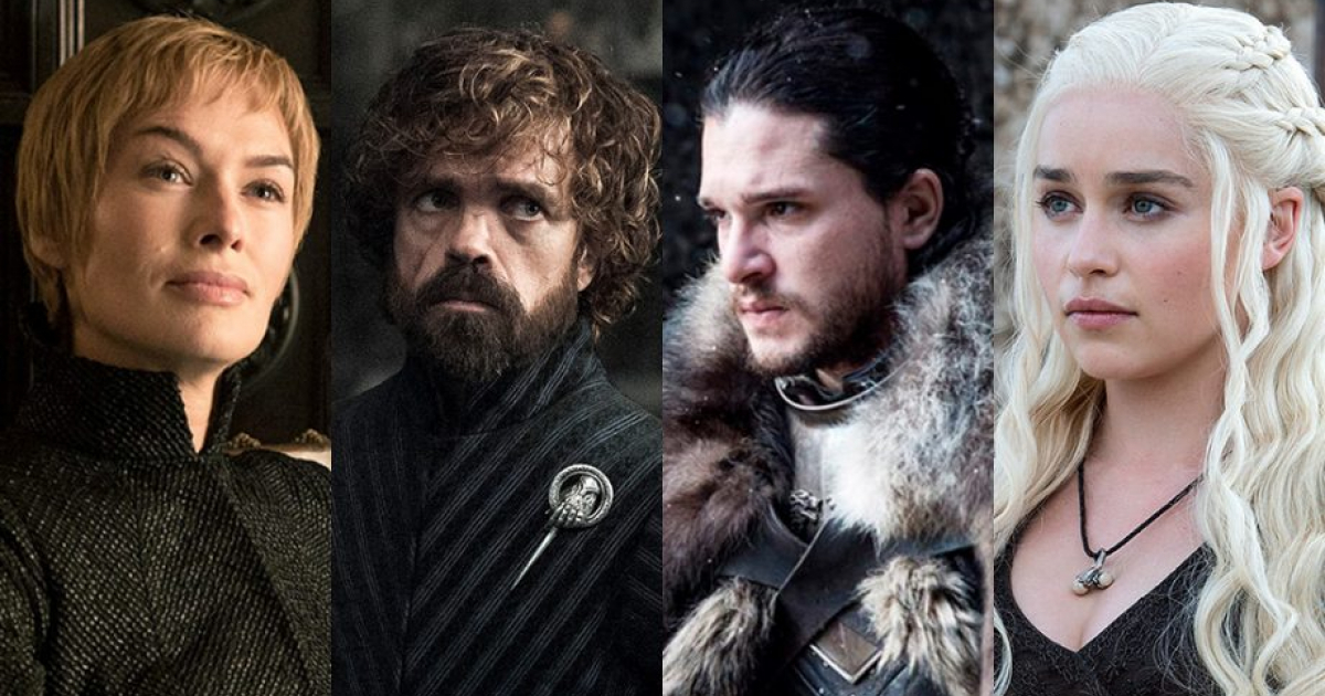 Personajes principales de Juego de Tronos © Instagram / Game of Thrones