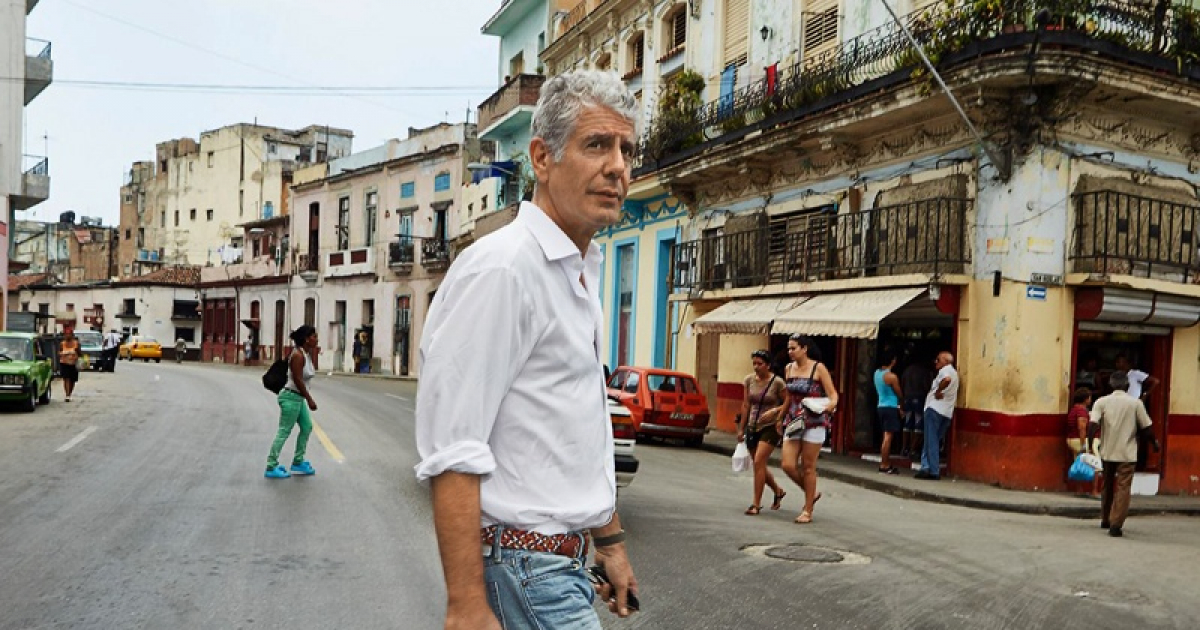 Anthony Bourdain en La Habana © Facebook / Parts Unknown