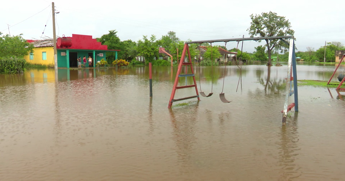 Inundaciones en Ciénaga de Zapata © TV Yumurí