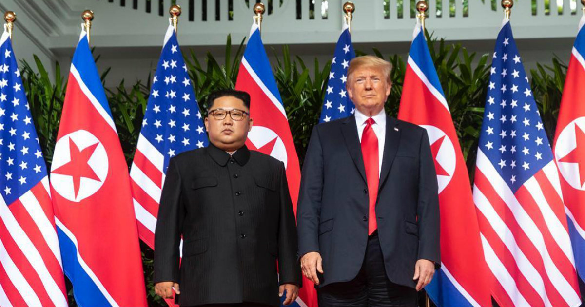 Kim-Jong-un y Donald Trump en Singapur © Instagram/ realdonaldtrump