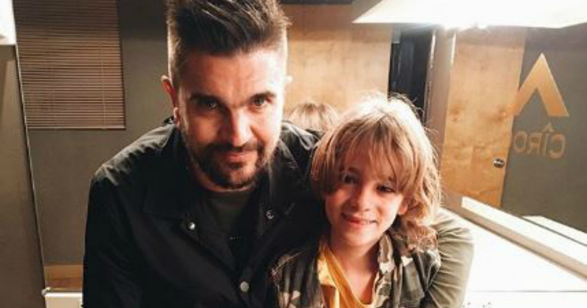 El cantante colombiano Juanes con su hijo Dante © Instagram / Juanes