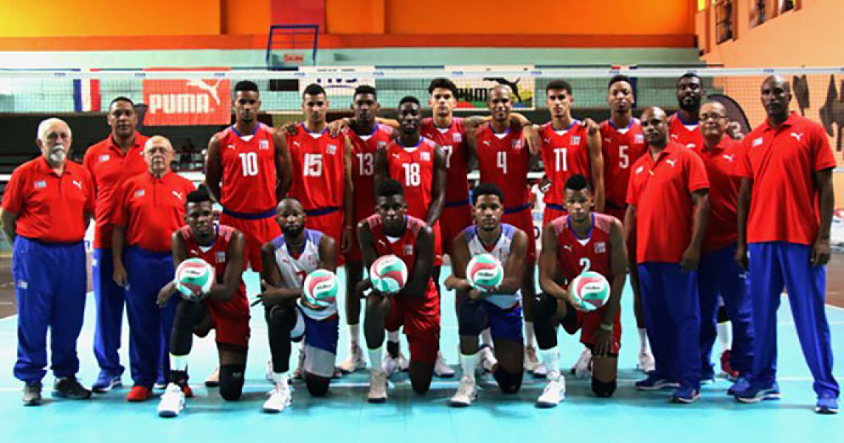 Selección cubana de voleibol masculino © NORCECA / Raúl Calvo