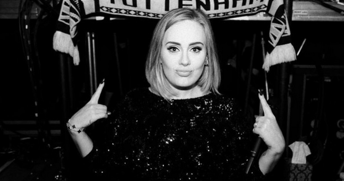 Adele © Instagram de la artista
