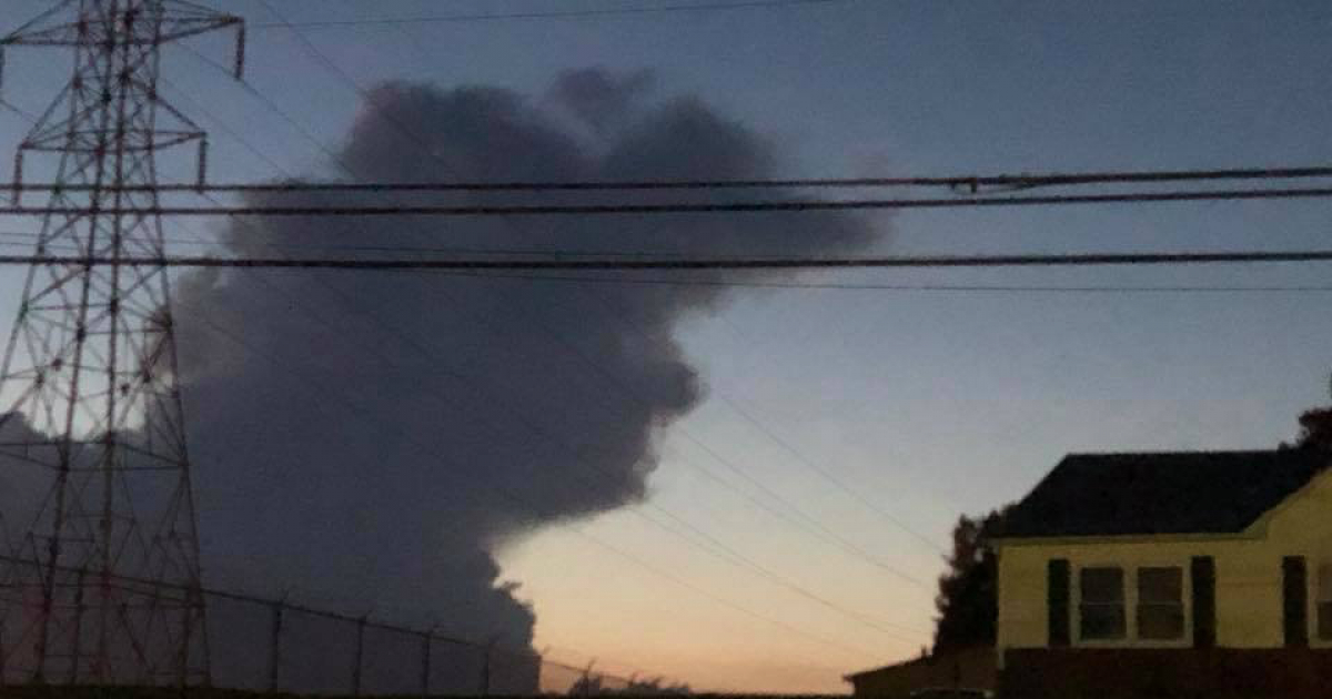 Nube que recrea el rostro y peinado del presidente Trump © Facebook / Aj Brackins