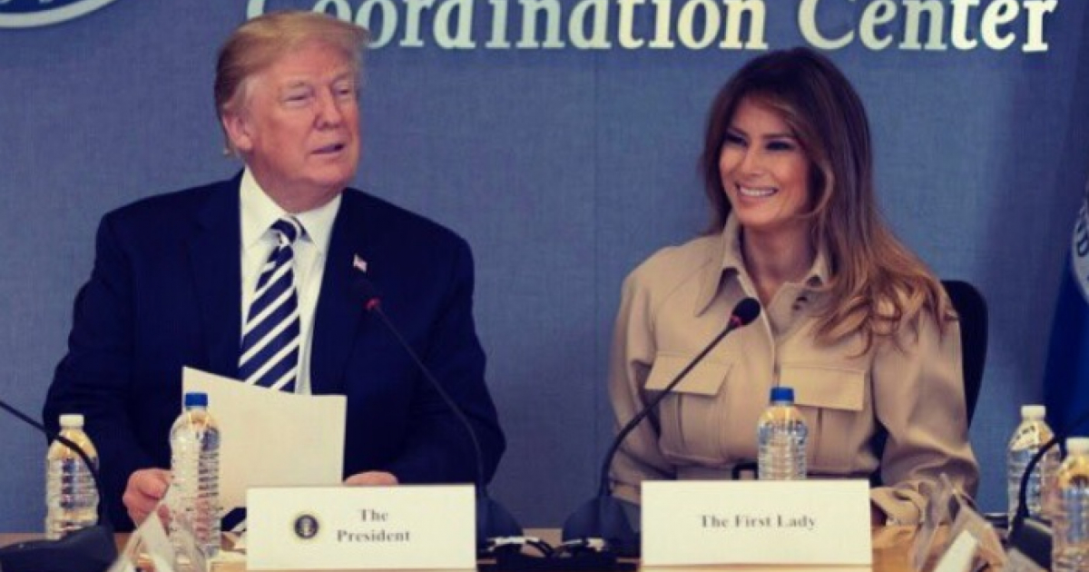 Donald y Melania Trump © Twitter / FLOTUS