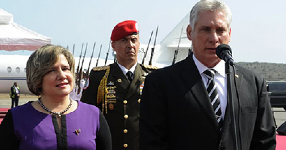 Liz Cuesta Peraza y su esposo Miguel Díaz-Canel © Cubadebate