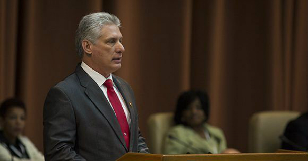 Miguel Díaz-Canel comparece ante la Asamblea Nacional del Poder Popular © Cubadebate / Irene Pérez