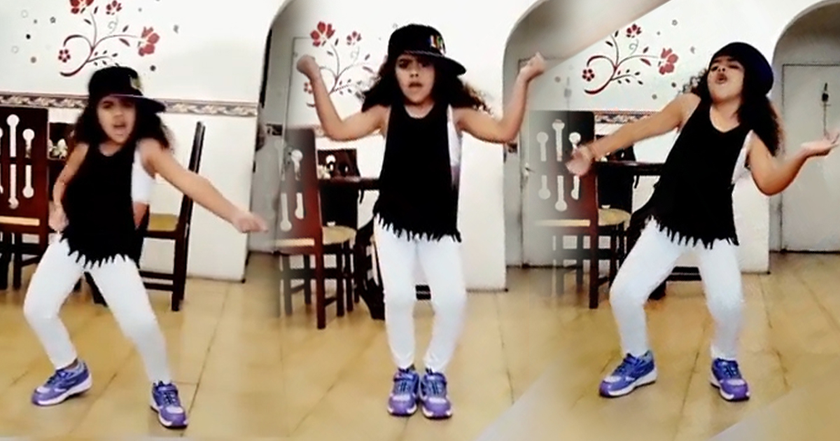 Niña venezolana bailando "Calypso" de Luis Fonsi © Instagram / Isa Sophia