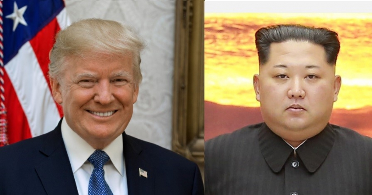 Donald Trump y Kim Jong-un © Wikimedia commons.