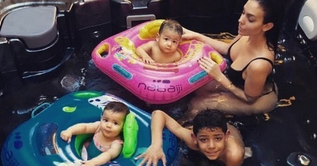Georgina Rodríguez comparte con los hijos de Cristiano © Instagram / Georgina Rodríguez