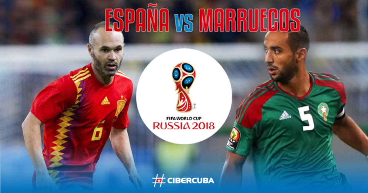 España vs Marruecos, en directo © CiberCuba