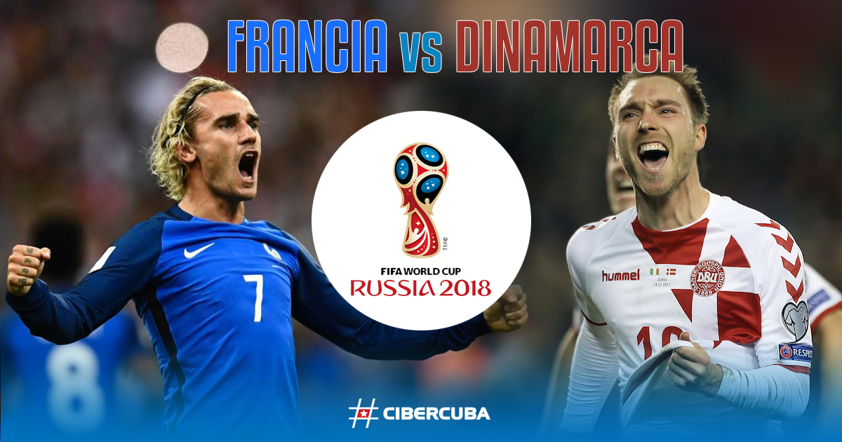 Dinamarca contra Francia en directo © CiberCuba