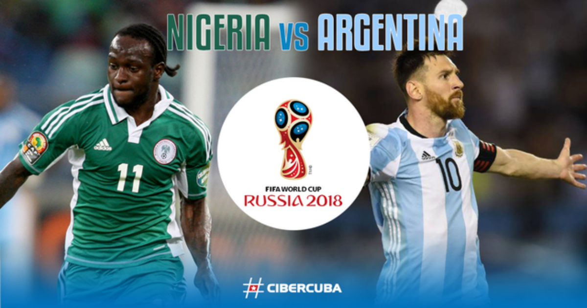 Argentina contra Nigeria en directo © CiberCuba