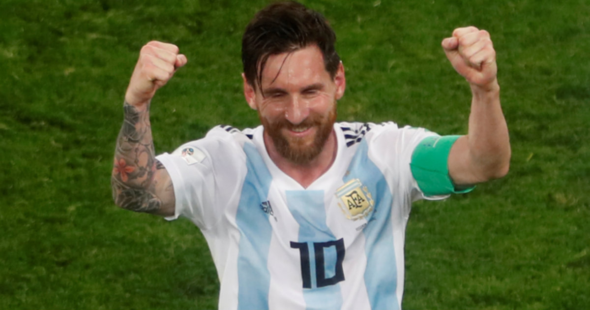 Lionel Messi, tras el triunfo heroico de Argentina. © Reuters.