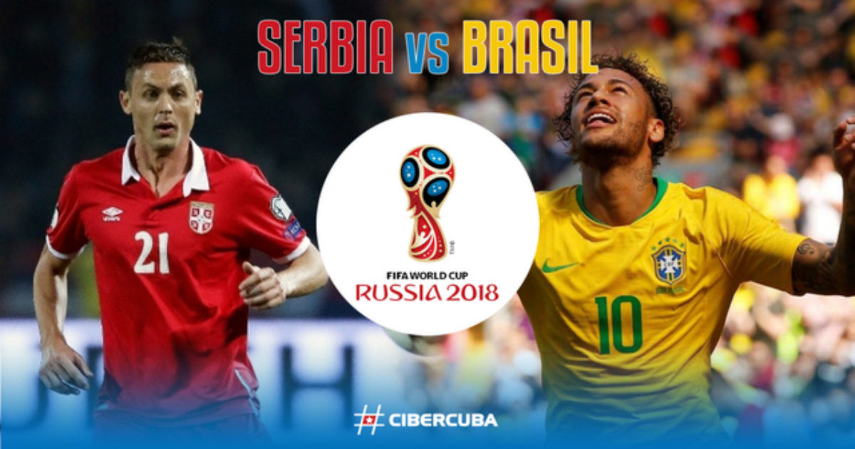 Brasil contra Serbia en directo © CiberCuba