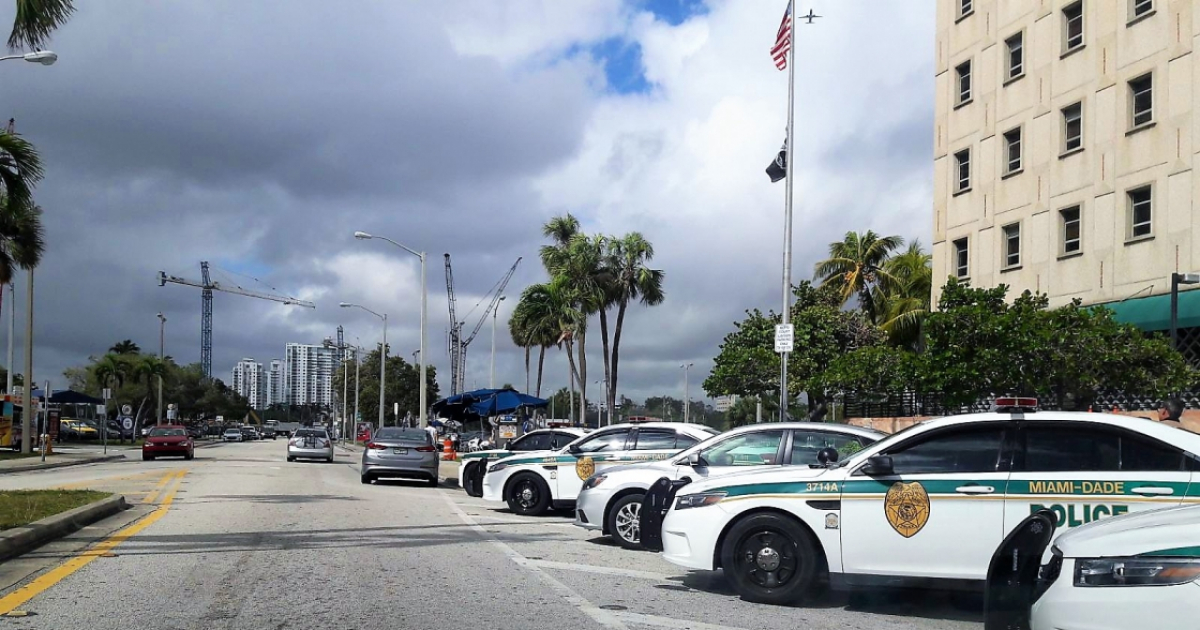 Policía de Miami Dade © CiberCuba