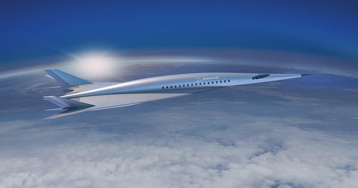 Modelo del avión supersónico que Boeing ha anunciado © Boeing.com