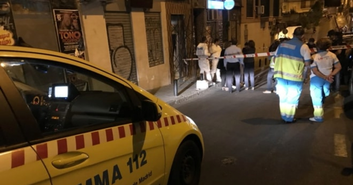 Los servicios de emergencia en el barrio de Tetuán, en Madrid. © Twitter/ @112cmadrid