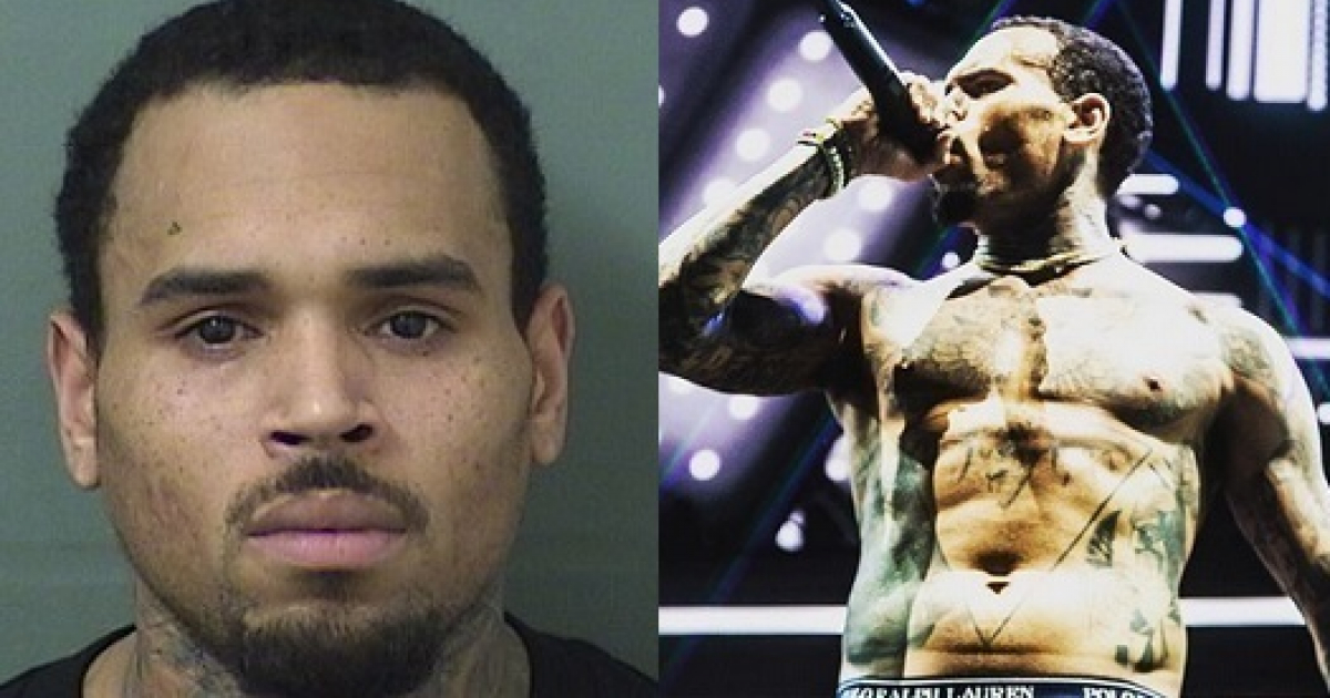 Chris Brown © Tampa Police / Instagram del artista