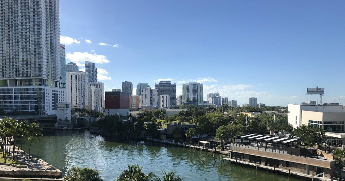 Una de las mejores vistas de Miami. © Ciudad de Miami / Twitter
