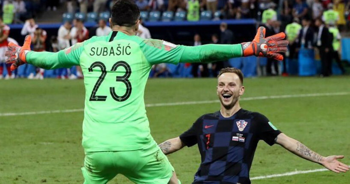 Croacia ya está en la final del Mundial de Rusia. © Ivan Rakitic / Twitter