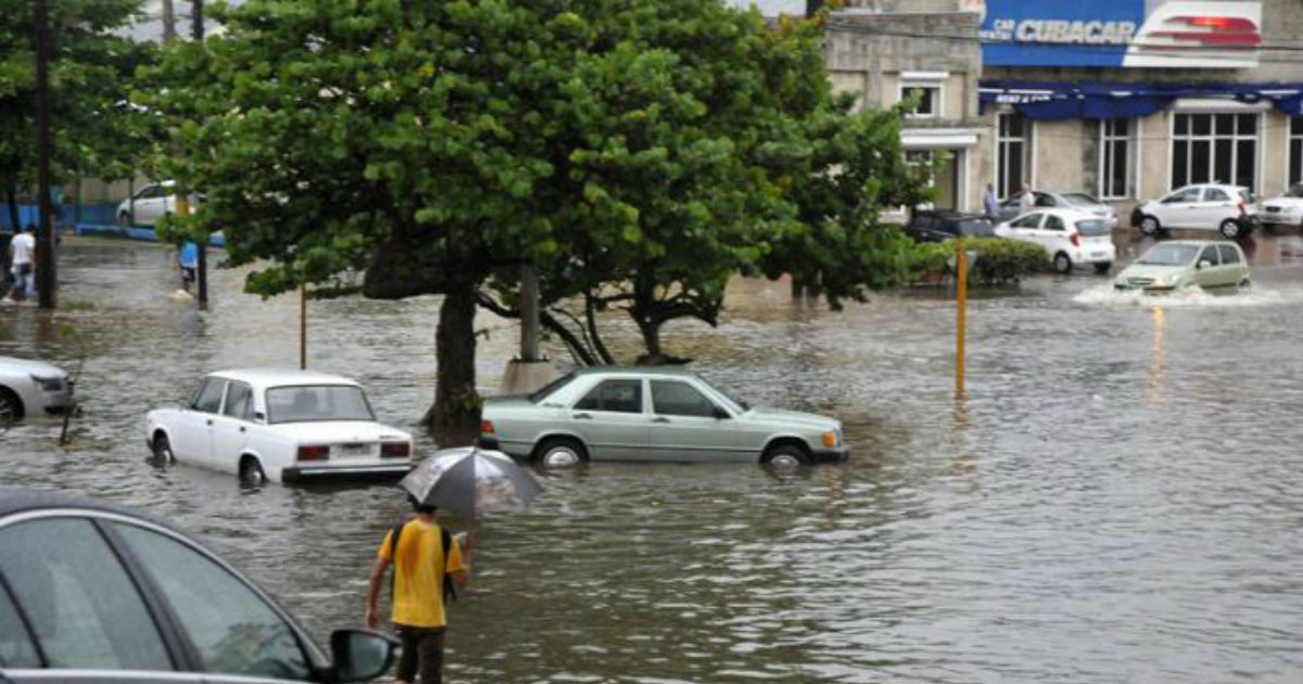 Inundaciones dejadas por El Niño en La Habana. © Radio Habana Cuba.