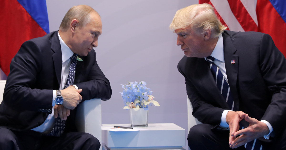 Trum y Putin reunión en G20 2017 © REUTERS/Carlos Barria